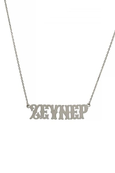 In Love Zeynep Isimli Gümüş Kolye