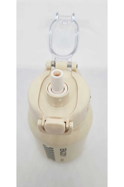 Shotay Chess ST-8150 600ml White Thermos Flask - Use with Steel Straw and No Straw