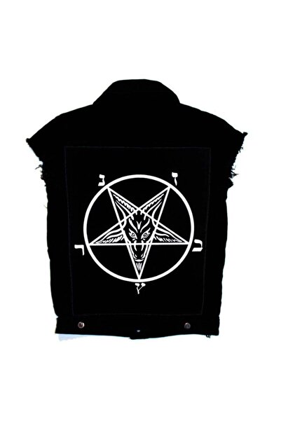 Modaroma Baphomet Siyah Kot Yelek