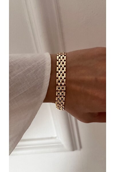 Vi store Altın Kaplama Hasır Bileklik