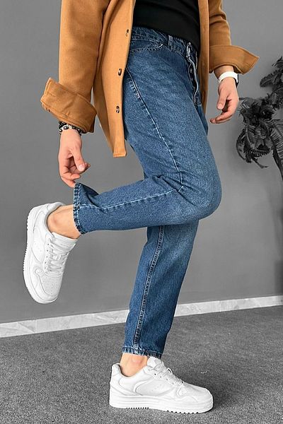 Denim Shorty Boyfriend Σκούρο Μπλε Τζιν Τζιν