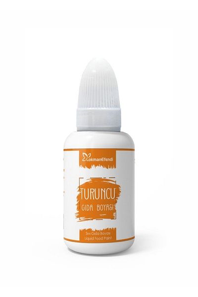 Lokman Efendi Orange 25 ml Liquid Food Coloring