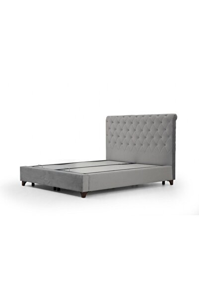 Minar Deluxe Baza+başlık Gri 160x200