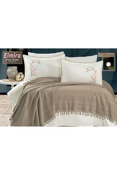 Capital Home 4 Piece Double Pique Set