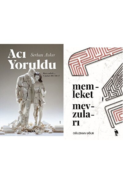 Nemesis Kitap Acı Yoruldu + Memleket Mevzuları / 2 Kitap Set