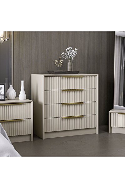 Minar Kale Luxe Soft 4ç Mbrn Şifonyer-kumtaşı