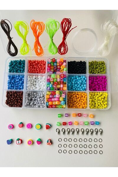 yağmur gökçe Set za izradu nakita od perli u obliku slova, fimo perli i peska...