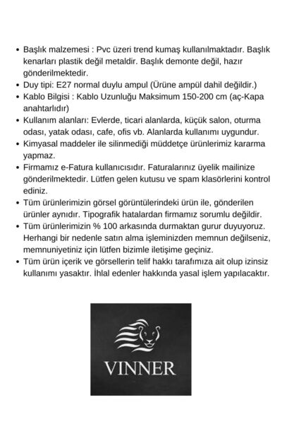 Vinner Gold Kaplama Üçlü Küre Düz Tek Ayak Metal Lambader Gold Şeritli Silindir Açık Kahve Başlık