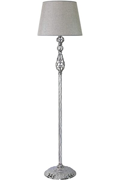 Vinner Krom Kaplama Şelale Modern Metal Lambader - Başlık Rengi Gri Kırçıl’dır.