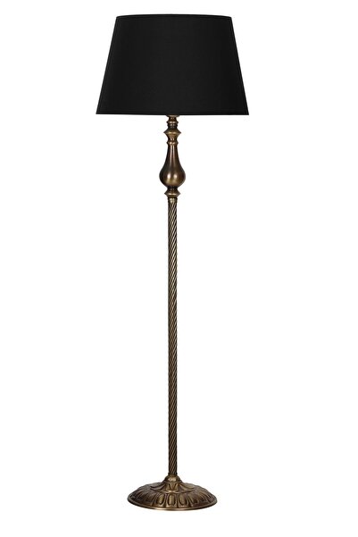 Vinner Antony Eskitme Burgulu Metal Lambader - Siyah