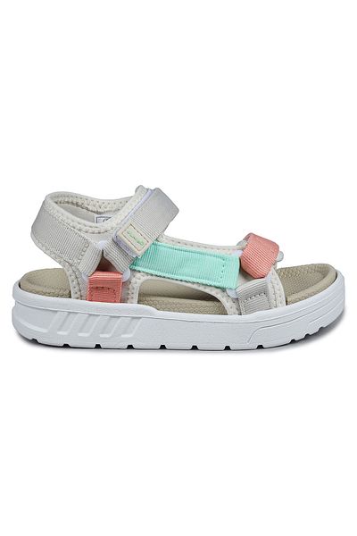 Jump 30072 Bej - Roz somon Sandale de zi cu velcro pentru fete
