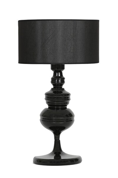 Vinner Munch Siyah Kaplama Metal Abajur - Pre Siyah