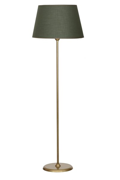 Vinner Conic Eskitme Tek Ayaklı Metal Düz Lambader - Konik Haki Yeşil