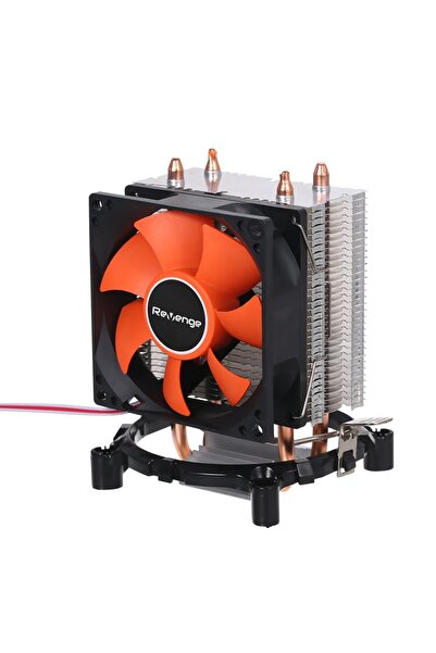 Revenge مروحة معالج تبريد وحدة المعالجة المركزية Cold Ice 65 Intel AMD المتوافقة مع أنبوب النحاس من الألومنيوم