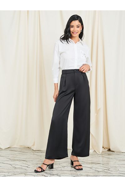 Styli Embellished Detail Button Front Shirt