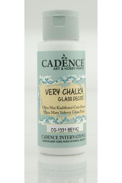 Cadence Very Chalky Glass Decor Cam Boyası - CG 1331 Beyaz
