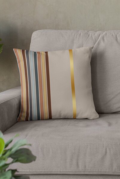 Viva Home 43x43cm Υφαντό ύφασμα Premium από ταϊλανδέζικο πούπουλο με λεπτές ρ...