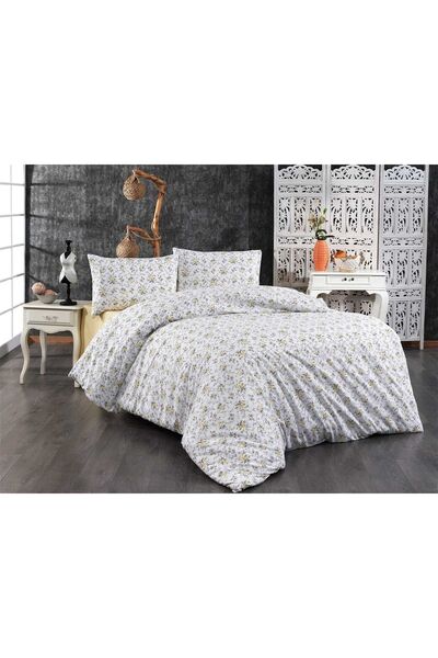 Aysalife home tekstil طقم غطاء لحاف قطني فردي عالي الجودة بنمط الزهور الحديثة