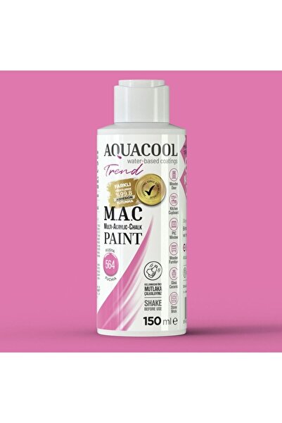 AQUA COOL Trend M.a.c Hobi Boyası Su Bazlı Akrilik 564 Fuşya 150 ml
