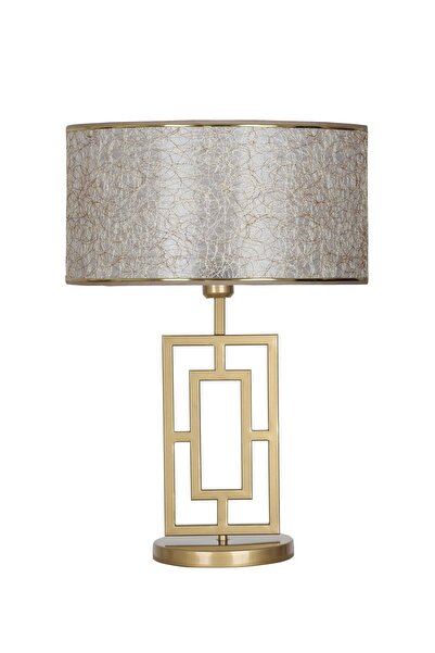 Vinner Puglia Eskitme Mat Gold Metal Abajur - Gold Sarı Kırçıl