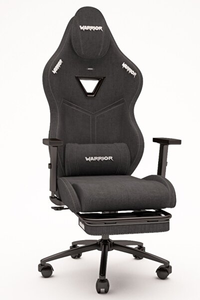warrior Aragorn Kumaş Oyuncu Koltuğu - Jet Black - Ayak Uzatmalı Bilgisayar Sandalyesi - 1598b1110