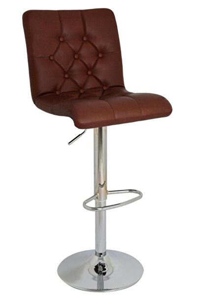 Bürocci Helen Bar Sandalyesi-kahverengi-9519s0121