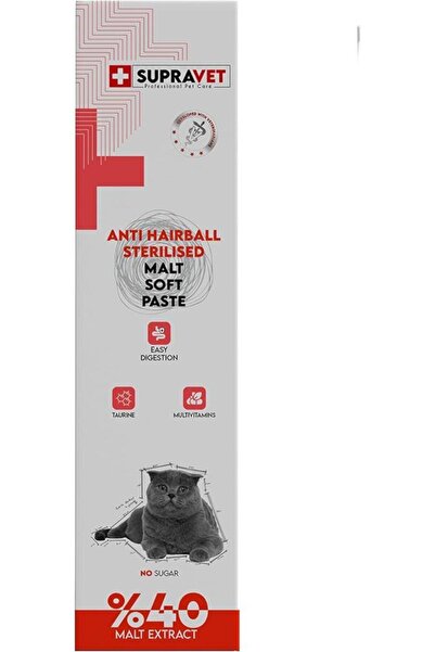 Supravet Anti Hairball Sterilised Malt Paste 100 Gr.