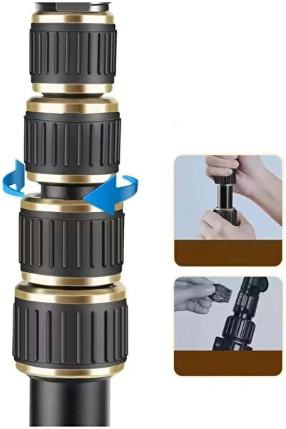 Asfal 195 Cm Çantalı, Kumandalı 2in1 Tripod Ve Selfie Çubuğu Telefon Ve Kamera Uyumlu Taşınabilir Monopod