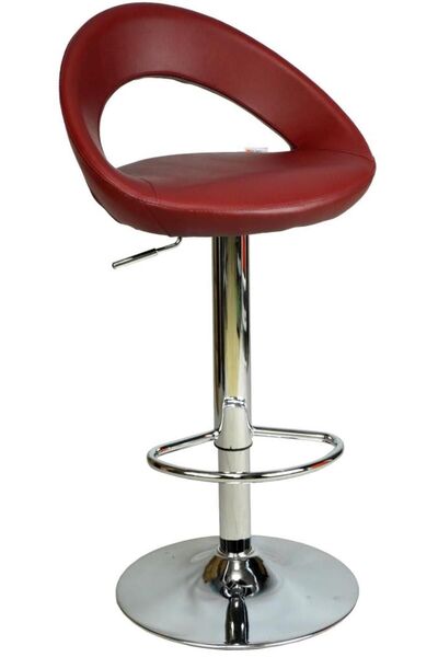 Bürocci Larissa Bar Taburesi-bordo-9501q0102