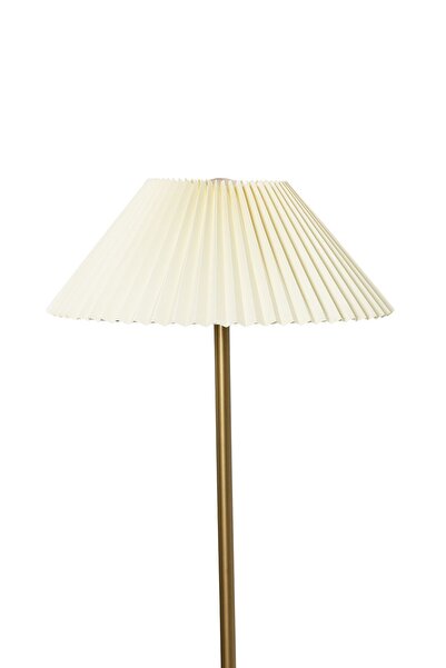 Vinner Noa Conic Eskime Mat Gold Metal Lambader - Krem Kırma İthal Kumaş