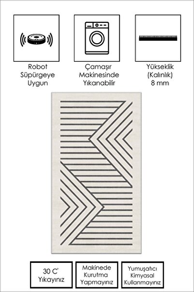 Lavita Home Machine Washable Non-Slip Base Stain Resistant Living Room Carpet Kitchen Carpet and Runner