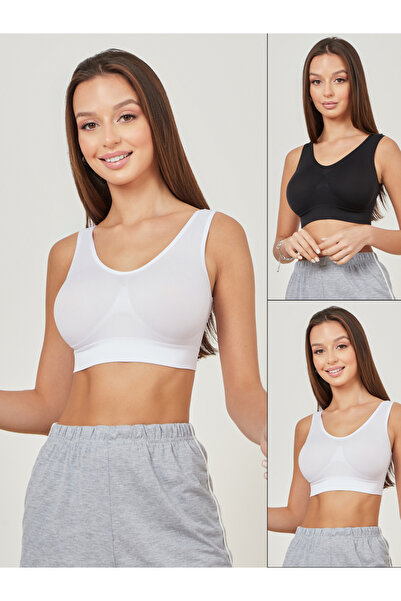 Styli حزمة من قطعتين - قميص قصير مريح بدون حشوة