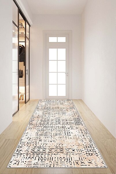 Confidence Home قاعدة قابلة للغسل في الغسالة ومضادة للانزلاق ومقاومة للبقع وقطع سجادة المطبخ الحديثة