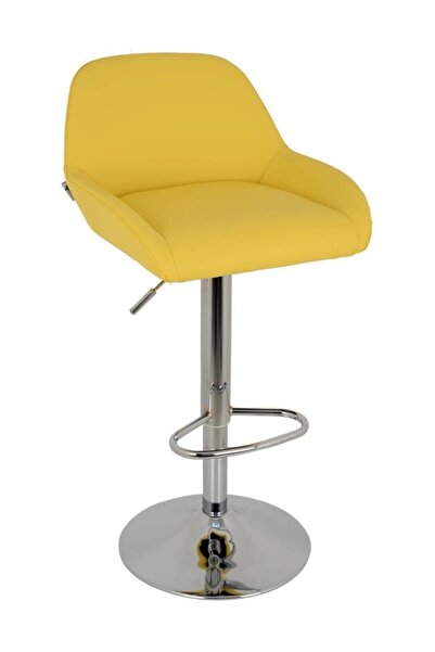 Bürocci Texas Bar Taburesi - Sarı Deri - 9506s0113