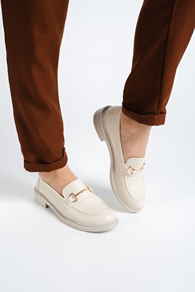 Shoesers Ежедневни дамски кожени мокасини с катарама и мокасини