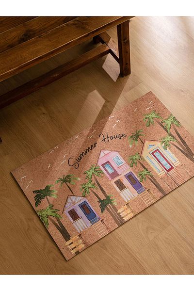 LC Waikiki Decorative Text Printed Door Mat
