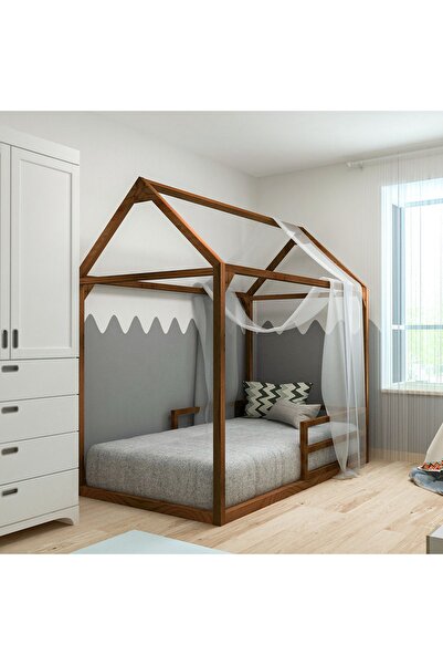 Givayo Mobilya Perry Montessori Yatak Karyola Ceviz