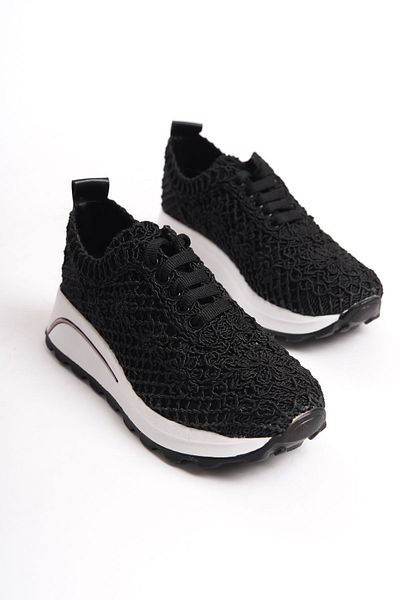 Shoesers Pantofi sport de vară, cu design special tricotat, cu talpă groasă