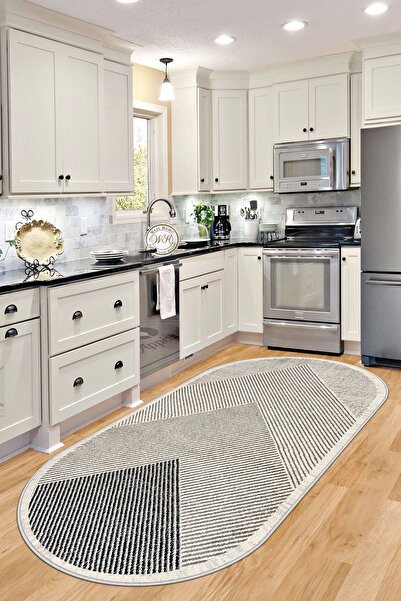 Confidence Home Makinede Yıkanabilir Kaymaz Taban Leke Tutmaz Oval Salon Halı...