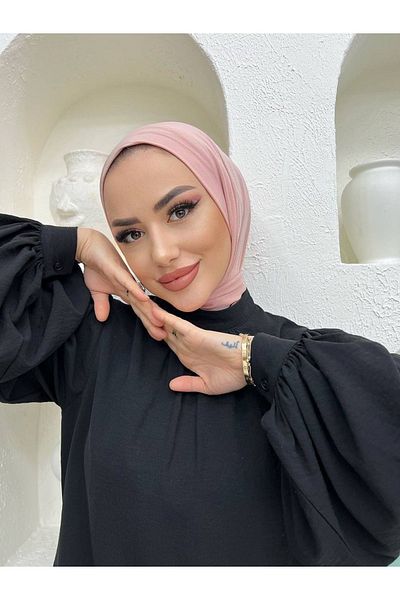 useev شال ساندي وردي جاهز مع أزرار كبس - استخدام البحر وحمام السباحة