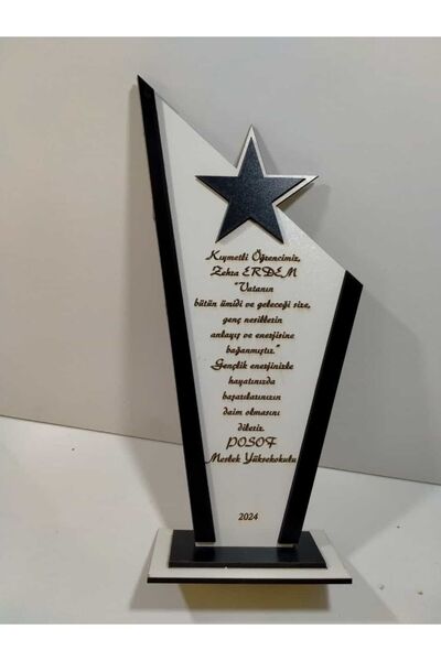 Genel Markalar Mezuniyet hatırası plaket MDF kişiye özel isim yazılı