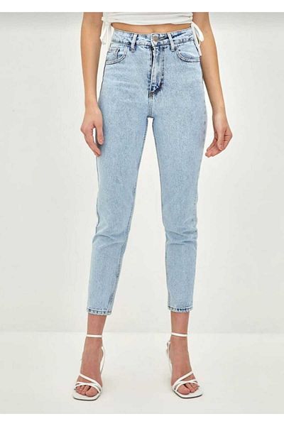 geenz manifacture Clody Blue Skinny Jean - Pantaloni Power Lycra pentru damă