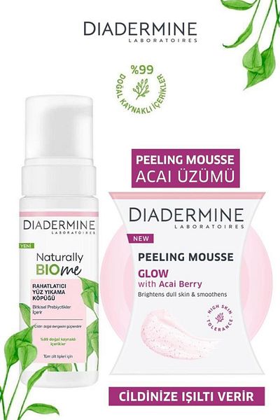 Diadermine Peeling-Bio-Me Cleansing Foam Set - Radiant and Purifying
