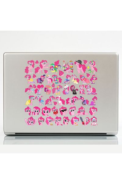 Ororabutik Σετ αυτοκόλλητων Pinkie Pie Sweet Σετ αυτοκόλλητων για Scrapbook Bullet Journal