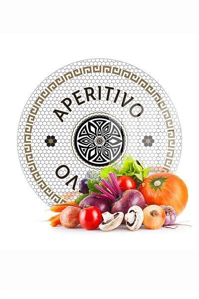 Decovetro لوح تقطيع زجاجي دائري من أموري - 30x30 سم Aperitivo