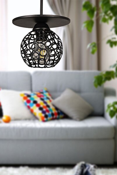 Begüsa Bozkır Tekli Avize Siyah