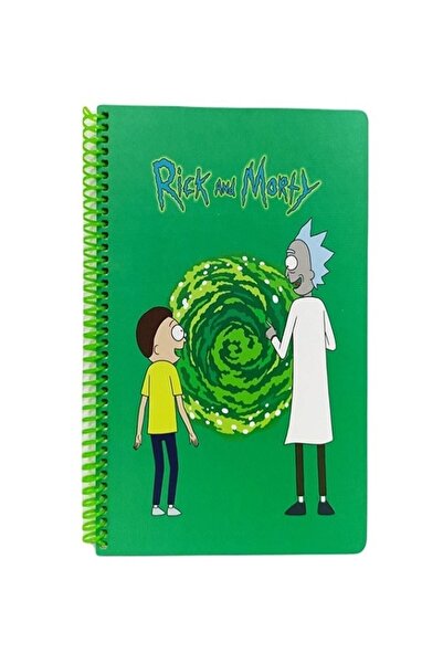 Mabbels Rick And Morty Yeşil Defter Çizgili 95 Yaprak