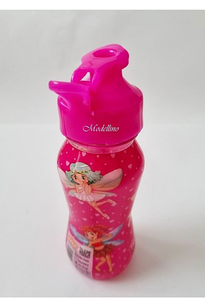 Modellino Girl Pink Trend 350cc Transparent Water Bottle