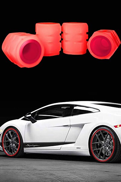 CARNIVAL LAND Motorsiklet Sibop Kapağı  Fosforlu Kırmızı Sibob Kapagı Gece Pa...