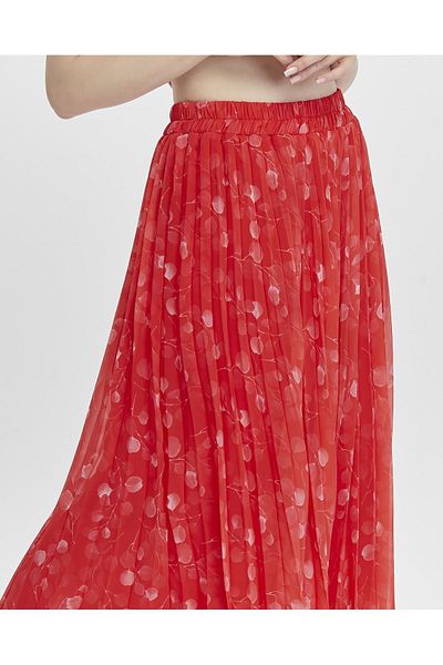 sehatex Patterned Chiffon Skirt
